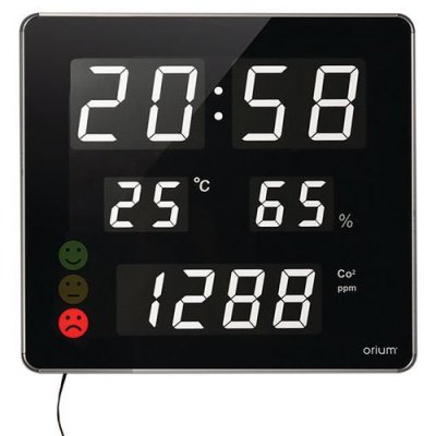 Moniteur d'air Orium Horloge Quaelis 18 Mesureur de CO2