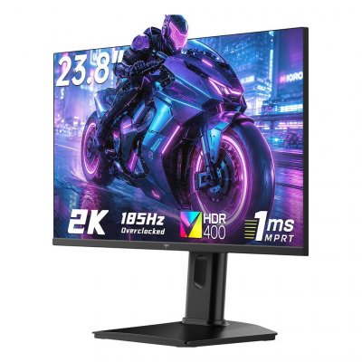 KTC Moniteur De Jeu  H24t7 23,8 Pouces Qhd 2560&times;1440, 180 Hz Overclockable &Agrave; 185 Hz