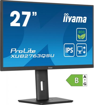 IIYAMA Moniteur led  ProLite XUB2763QSU-B1