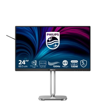 PHILIPS Moniteur PC -  - 24B2U4301/00 - 23.8 Full HD - IPS - USB-C 120Hz