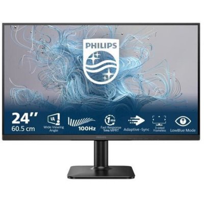 PHILIPS Moniteur PC -  - 24E2N1100LB - 24"" FHD - VA - 1ms - 100Hz - Adaptive Sync 