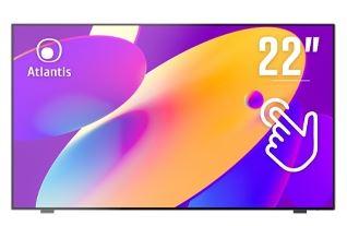 ATLANTIS Moniteur Tactile 22 Pouces  A05-T22A-VHDM Full HD 1920x1080 HDMI VGA DP