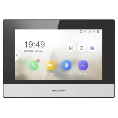 HIKVISION Moniteur vid&eacute;o IP tactile 7' - PoE - 