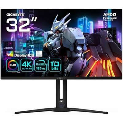 GIGABYTE Monitor gaming  aorus fo32u ek1 32 4k ultra hd