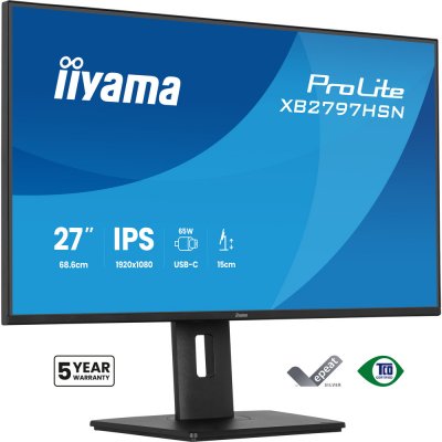 IIYAMA Monitors  ProLite XB2797HSN-B1 27" Black