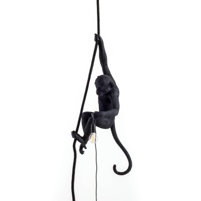 SELETTI MONKEY-Suspension d'ext&eacute;rieur Singe suspendu H80cm