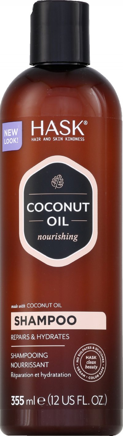 HASK MONOI COCONUT OIL nourishing shampoo 355 ml