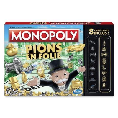 GAMI Monoploy Pions en folie Hasbro ng