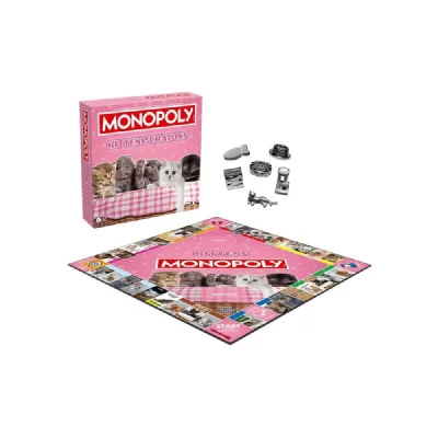 WINNING MOVES Monopoly - Chatons - Jeu De Soci&eacute;t&eacute; - 2 A 6 Joueurs - Des 8 Ans