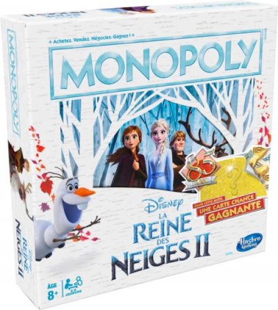 HASBRO GAMING Monopoly - Jeu de Societe La Reine des Neiges - Jeu de Plateau - Version Fran&ccedil;aise