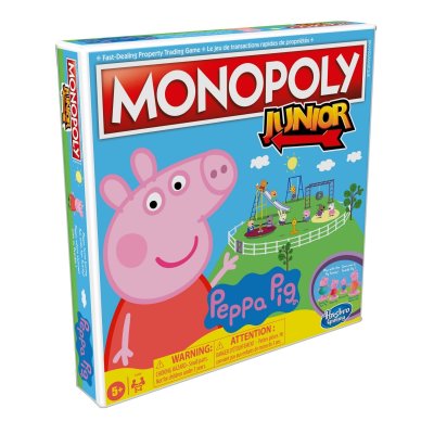 HASBRO GAMING Monopoly Junior Peppa Pig - Jeu de societe - Jeu de plateau
