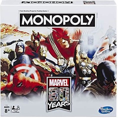 HASBRO GAMING Monopoly - Marvel 80 Ans