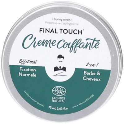 MONSIEUR BARBIER  Cr&egrave;me coiffante Barbe & Cheveux FINAL TOUCH 75ml