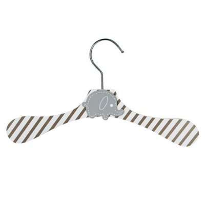  Monsieur B&eacute;b&eacute; - Lot de 30 cintres en bois 28 cm pour b&eacute;b&eacute;, enfant avec crochet pivotant - 4 mod&egrave;les