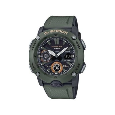 CASIO Montre analogique-num&eacute;rique standard G-SHOCK GA-2000-3A - Vert