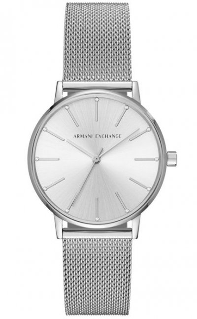 ARMANI EXCHANGE Montre  en Maille milanaise Grise 