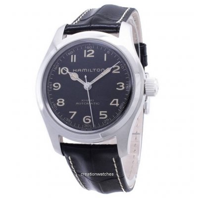 HAMILTON Montre automatique Khaki field Noir H70605731