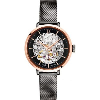 PIERRE LANNIER Montre automatique  en Maille milanaise Grise 