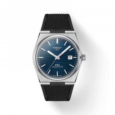 TISSOT Montre automatique PRX Bleu clair T1374071135100