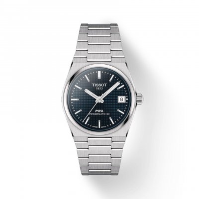 TISSOT Montre automatique PRX Bleu T1372071104100 Gris 