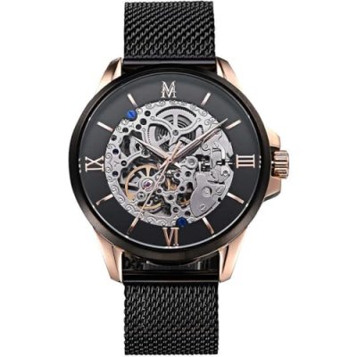MONTIGNAC Montre automatique Round Noir MOW006