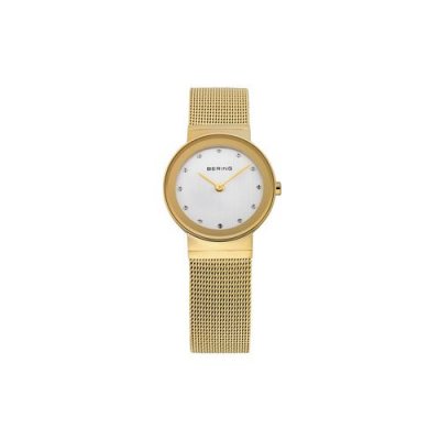 BERING Montre  Femme "Classic" Quartz - Bo&icirc;tier or brillant - 10126-334
