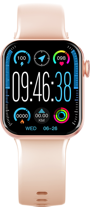 BIGBEN CONNECTED Montre  Cardio GPS Montre connect&eacute;e Square Or Rose Bigben - Or Rose