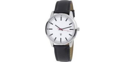 EUROTIME Montre-bracelet analogique 62528 radiopilot&eacute;(e) acier inoxydable