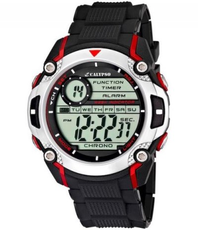 CALYPSO Montre -  - K5577/4 - Digital - Acier - 10 ATM