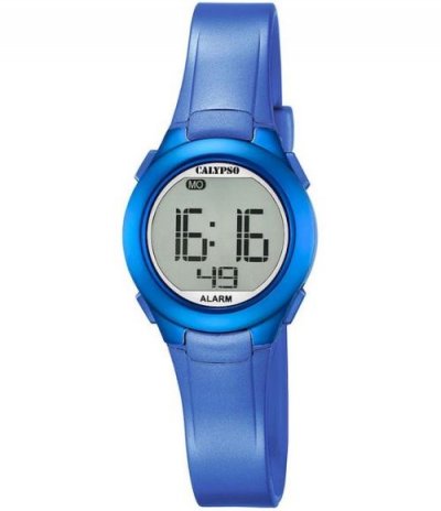 CALYPSO Montre  K5677-5 - Montre Chronographe Bleue Fille