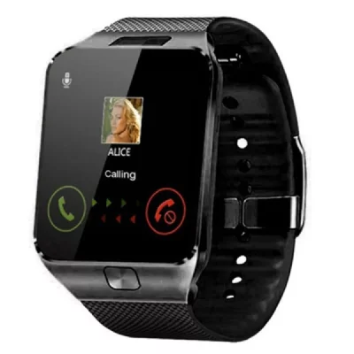YONIS Montre Cam&eacute;ra Connect&eacute;e Bluetooth Tout Smartphone Ecran LCD Tft 1.54 Pouces Noir -