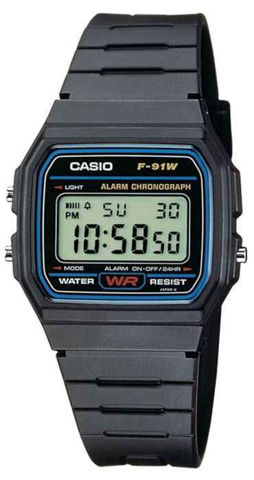CASIO Montre  F-91W-1YER - Homme 