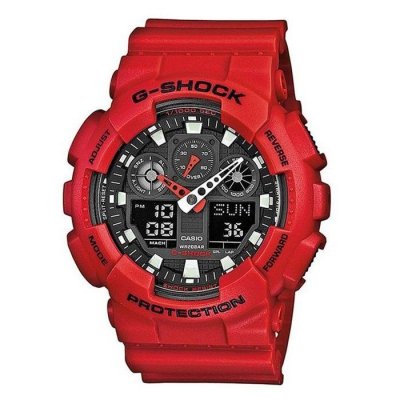 CASIO Montre  G-shock Black & Red Noir