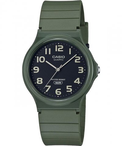 CASIO Montre  Homme R&eacute;sine Verte Mq-24uc-3bef