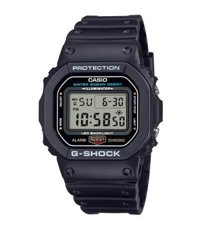 CASIO Montre  - Hommes - DW-5600UE-1ER - Noir - Plastique - Etanche 20 Atm 