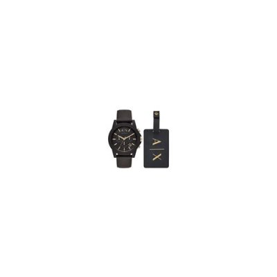 FOSSIL Montre Chronographe Homme Armani Exchange Luggage Tag Gift Set AX7105