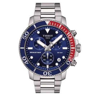 TISSOT Montre Chronographe Homme  Seastar Chrono T1204171104103