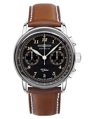 ZEPPELIN Montre Chronographe Homme  100 Jahre Edition 2 7674-3
