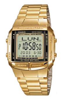 CASIO Montre Chronographe Unisexe  Databank DB-360GN-9AEF