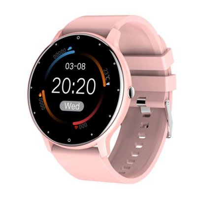  Montre Connect&eacute;e 1,28"" - Bluetooth 5.0, Surveillance Sant&eacute;, Rose