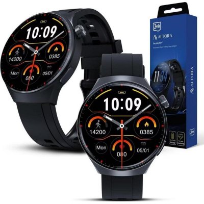 3MK Montre connect&eacute;e  Altora Everyday Slim Noir