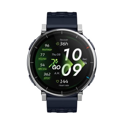 AMAZFIT Montre connect&eacute;e  Active 3 Premium 45 mm Atlas Bleu