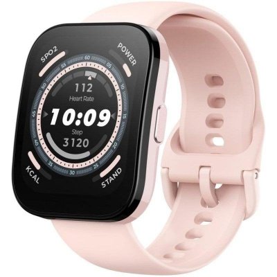 AMAZFIT Montre connect&eacute;e  Bip 5 Rose. Couleur: Rose