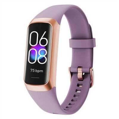  Montre connect&eacute;e AMOLED - Surveillance sant&eacute; - Bluetooth - &Eacute;tanche IP67 - &nbsp;Bordeaux