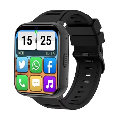 YONIS Montre Connect&eacute;e Android 4G 1.99' 4GB+64GB Tactile GPS Wifi Bluetooth Noir 