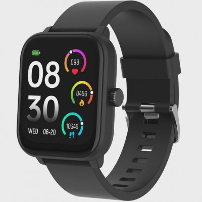 DENVER Montre connect&eacute;e avec GPS, capteur de fr&eacute;quence cardiaque et d'oxyg&egrave;ne, noire - Neuf