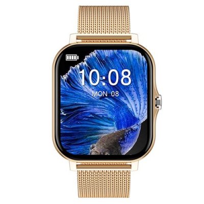  Montre Connect&eacute;e - Bluetooth, Surveillance Sant&eacute;, IP67 &Eacute;tanche,Acier Inoxydable
