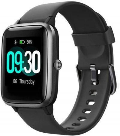 CHRONUS Montre Connect&eacute;e  205L Fitness Tracker IP68 &Eacute;tanche-Noir- 