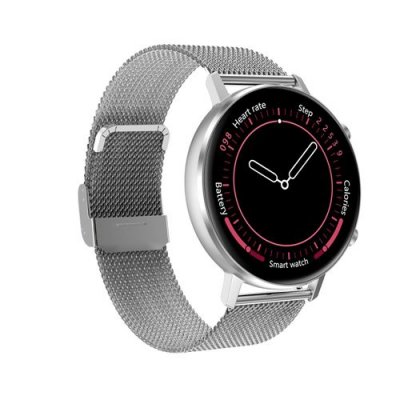  Montre Connect&eacute;e Chronus DT96 Fitness Tracker &Eacute;tanche-Argent-Chronus 