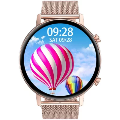 CHRONUS Montre Connect&eacute;e  DT96 IP67 &Eacute;tanche Fitness Tracker-Or- 
